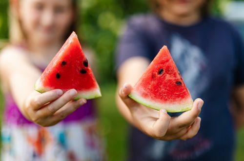 People Holding Watermelon Slices