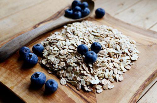 oatmeal, cereals, blueberries, food, meal, nourishment, grain, vegan