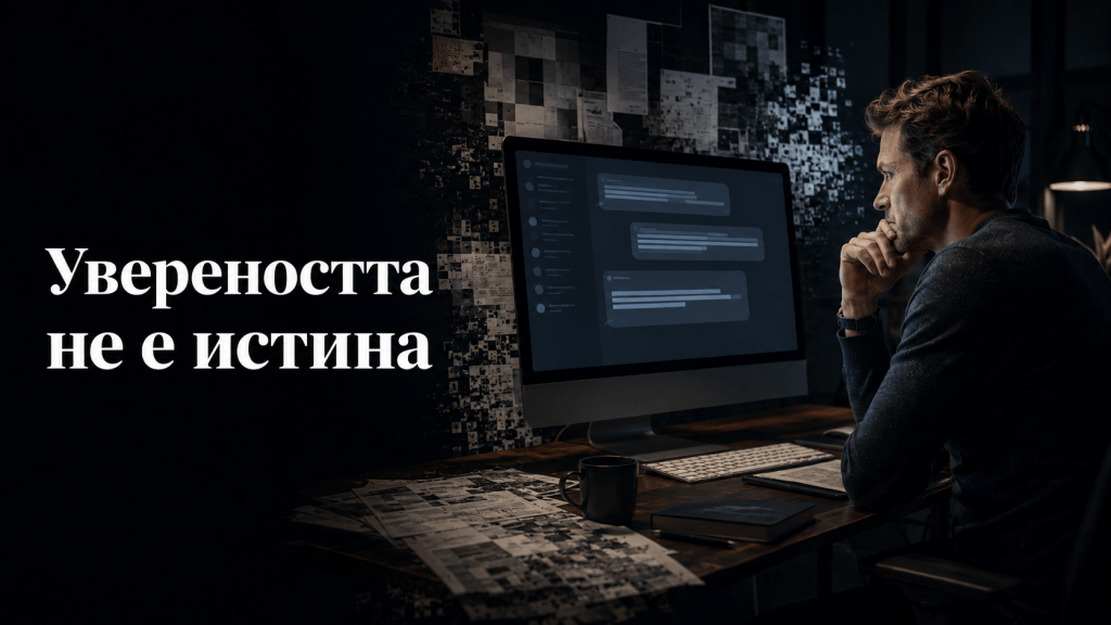 Доверие в ИИ: защо увереността не означава истина