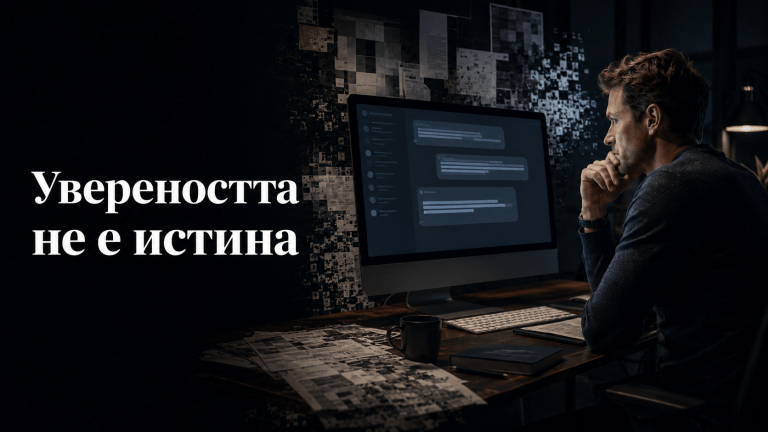 Доверие в ИИ: защо увереността не означава истина